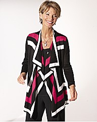Waterfall Striped Cardigan