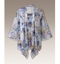 Print Edge to Edge Blouse And Vest