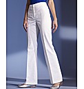 Stretch Linen Trousers Length 29in
