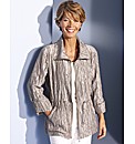 Metallic Crinkle Jacket