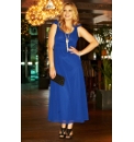 Frill Shoulder Detail Maxi Dress
