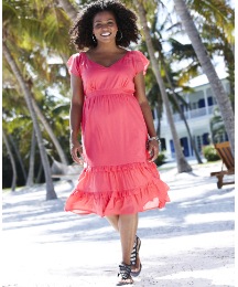 Tiered Ruffle Hem Dress
