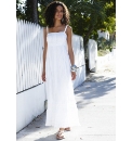 Crochet Trim Maxi Dress