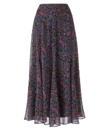 Printed Maxi Skirt