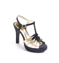 Viva La Diva Twist T Bar Sandals E Fit