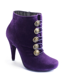 Viva La Diva Button Detail Boots D Fit