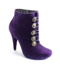 Viva La Diva Button Detail Boots D Fit
