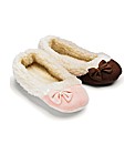 Viva La Diva Bow Ballerina Slippers