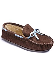 Viva La Diva Suede Moccasin Slippers