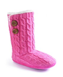 Viva La Diva Knitted Bootee Slippers
