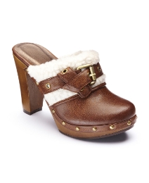 Viva La Diva Shearling Clogs D Fit