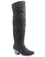 Jeffrey & Paula Stud Cowboy Boots E Fit