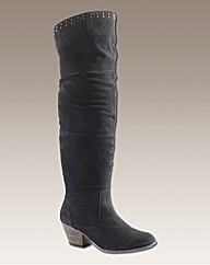 Jeffrey & Paula Stud Cowboy Boots E Fit