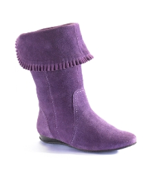 Viva La Diva Ruffle Calf Boots D Fit