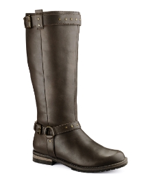 Legroom Strap & Stud Detail Boots EEE