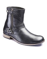 Jacamo Buckle And Zip Detail Boots