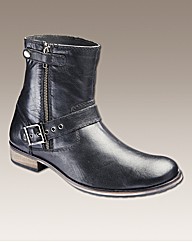 Jacamo Buckle And Zip Detail Boots
