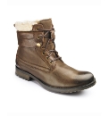 Base London Shearling Trim Boots