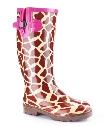 Viva La Diva Warm Lined Print Wellies E