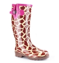 Viva La Diva Warm Lined Print Wellies E