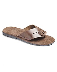Hamnett Gold Leather Toepost