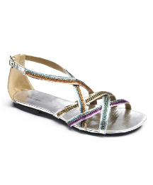 Viva La Diva Beaded Gladiator EEE Fit
