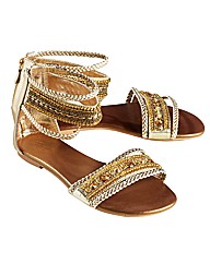 Joe Browns Beaded Sandal E Fit