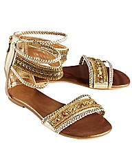 Joe Browns Beaded Sandal EEE Fit