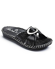 Sole Diva Diamante Trim Sandal D Fit