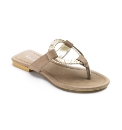 Viva La Diva Gold Trim Toepost EEE Fit
