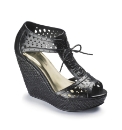 Angel Ribbons Cut Out Wedge E Fit