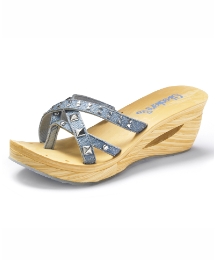 Skechers Denim Stud Toepost D Standard