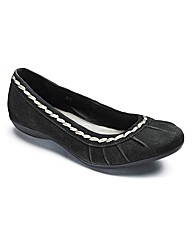 Sole Diva Stitched Ballerina Pumps D Fit
