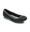 Sole Diva Stitched Ballerina Pumps D Fit