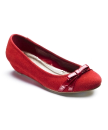 Viva La Diva Bow Detail Wedge EEE Fit