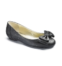 Marble Ink Studded Bow Ballerina EEE Fit