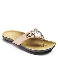 Viva La Diva Jewelled Toepost EEE Fit