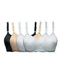 Shapely Figures Basic Pack of 4 Bras