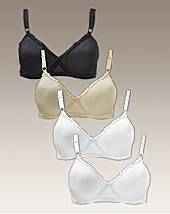 Shapely Figures Basic Pack of 4 Bras