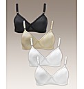 Shapely Figures Basic Pack of 4 Bras