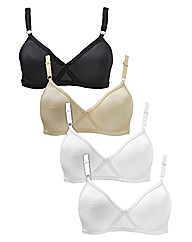Shapely Figures Basic Pack of 4 Bras