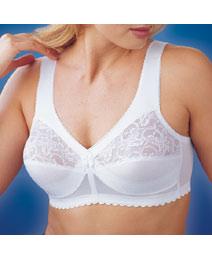 Glamorise White Classic Non Wired Bra