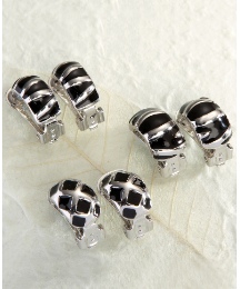Elegant Earrings 3 Pairs Post