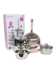 Breast Cancer Campaign Stain Steel Pans