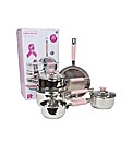 Breast Cancer Campaign Stain Steel Pans