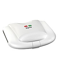 Elgento White 2 Slice Sandwich Toaster
