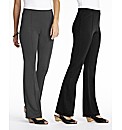 2 Pack of Trousers Length 29in