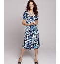 Fabrici Swirl Print Dress