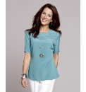 Fabrici Short Sleeved Silk Blouse
