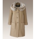 Fabrici Fur Collar Coat